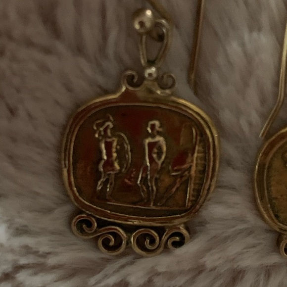 Ancient Greece and Roman drop earrings EUC - Picture 5 of 7